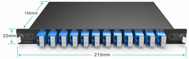 2CH WDM GPON/XGS-PON