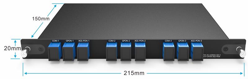 2CH WDM GPON/XGS-PON