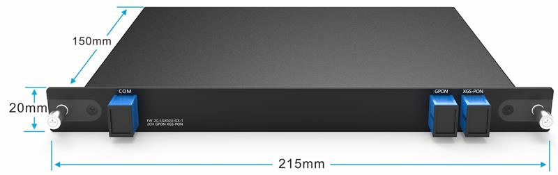 2CH LGX BOX Plug in 4-Slot 1U Rack