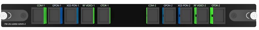 2X4CH WDM GPON XGS-PON RF Video And OTDR