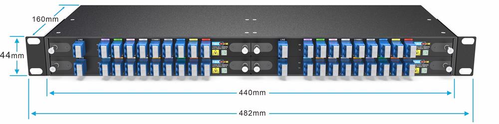 1270-1610nm CWDM MUX DEMUX