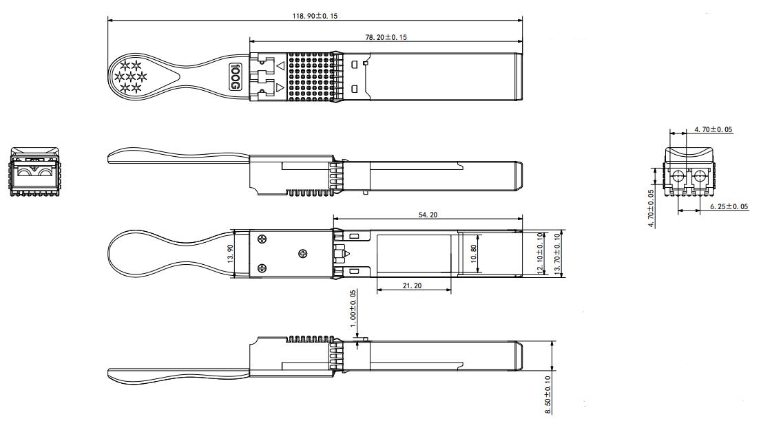 100G FR1 2km SFP-DD Optical Transceiver