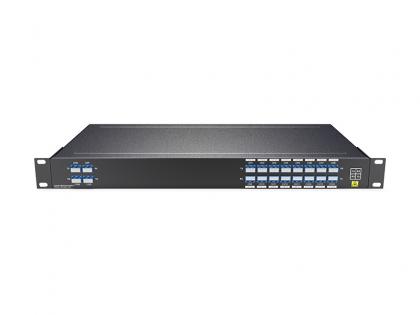  Dual Fiber 16CH O-BAND DWDM MUX DEMUX, LC/UPC, EXP+1310 port, 1U Rack 