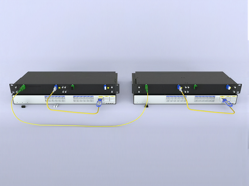 Convertisseur 100G double fibre vers fibre unique
