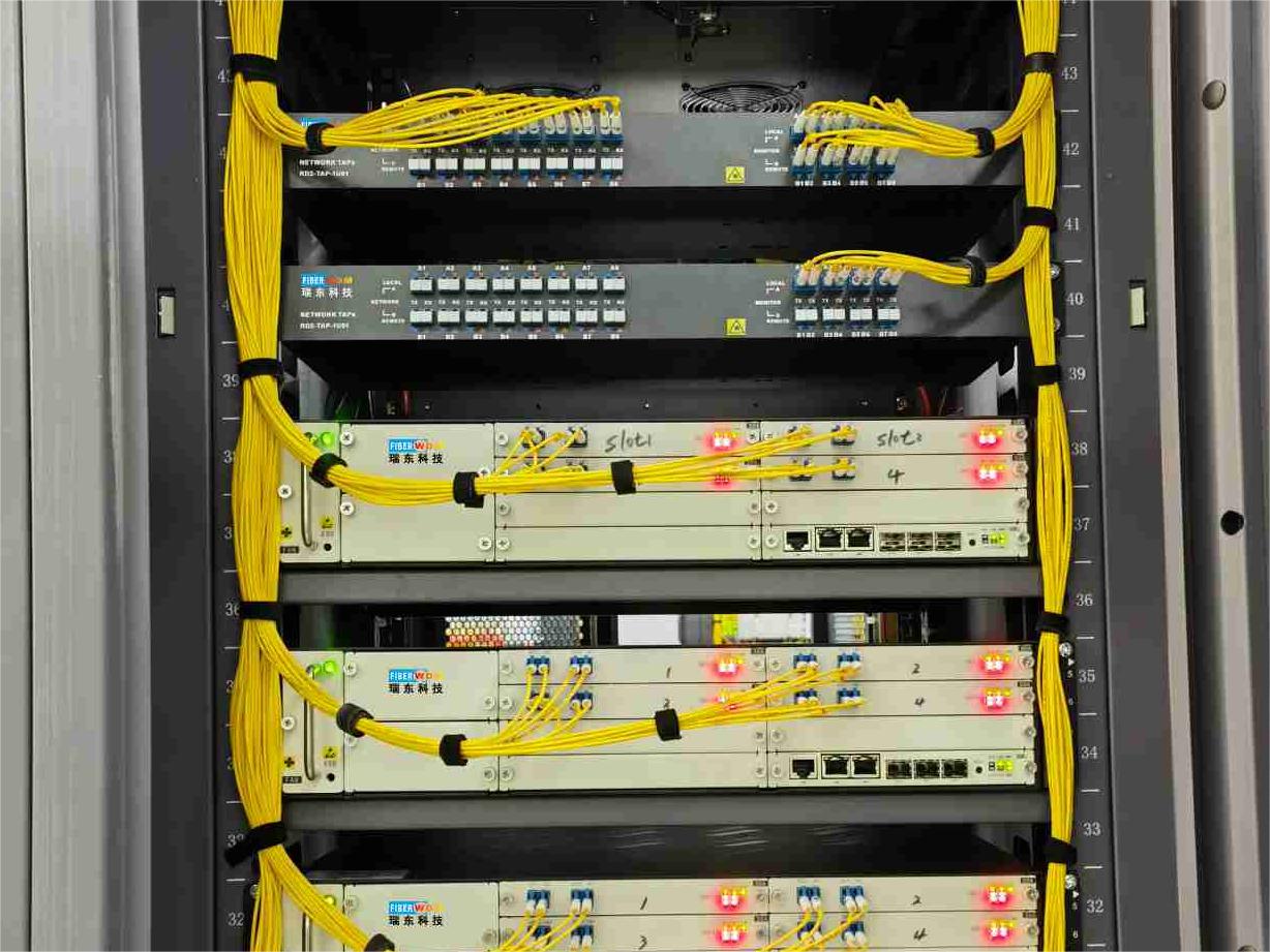 Cas de réussite de l'amplification optique de réplication du trafic 100G de sécurité des informations sur les réseaux